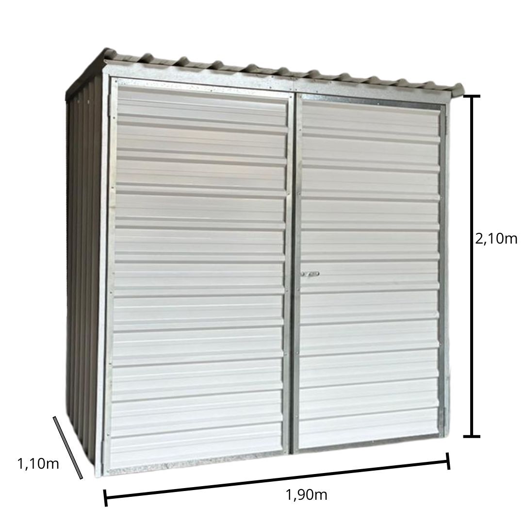 Armario metalcio Modelo 08 portas pivotantes Medidas